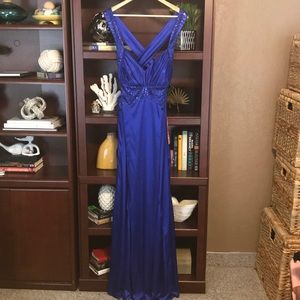 NWT COBLAT BLUE EVENING GOWN